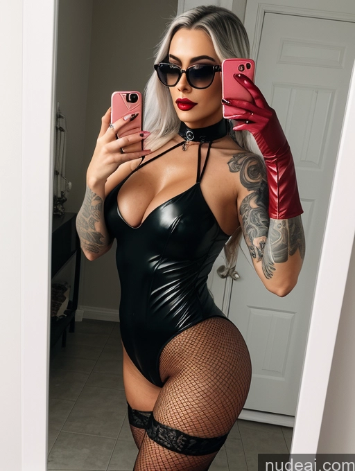 related ai porn images free for Woman One Perfect Boobs Sunglasses Tattoos Perfect Body Thick 30s Pouting Lips White Hair Braided Mirror Selfie Bathroom Front View Nude Vampire Fishnet Devil Choker Gloves Bright Lighting Detailed