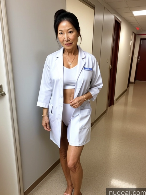 related ai porn images free for Milf Two Perfect Boobs Perfect Body 70s Ponytail Chinese Hospital Doctor Lab Coat Partially Nude Detailed Sexy Face Spreading Legs