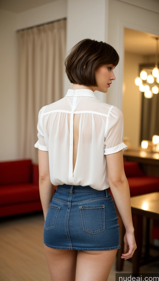 related ai porn images free for Small Tits Beautiful Small Ass Skinny Short Hair Fairer Skin 18 Brunette Russian Party Blouse Mini Skirt Detailed