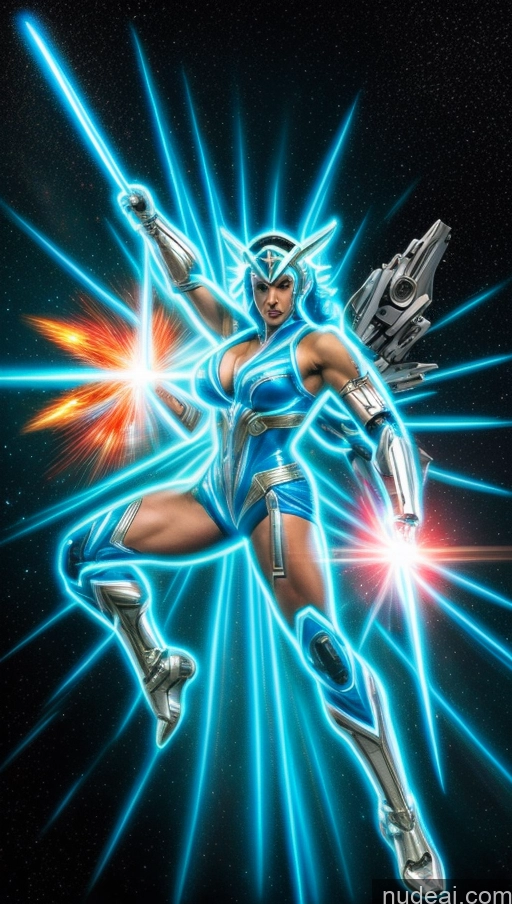 related ai porn images free for Several Israel Superhero Bodybuilder Abs Perfect Boobs Powering Up Science Fiction Style Dynamic View SSS: A-Mecha Musume A素体机娘 Neon Lights Clothes: Blue