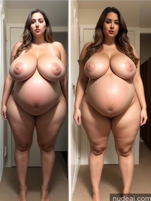 ai nude image of a woman with a huge breast standing next to a woman with a very large breast pics of Busty Huge Boobs Perfect Boobs Beautiful Lipstick Big Ass Thick Chubby Fat Big Hips Long Legs Tall Perfect Body Pregnant Front View Squatting Nude Woman + Man Several