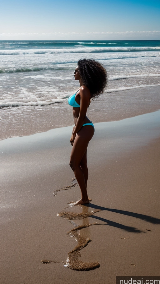 related ai porn images free for Woman One Big Ass Long Legs Big Hips Dark Skin Perfect Boobs Abs Tall 20s Serious Black Hair Curly Hair Black Surrealist Beach Front View T-pose Bikini Cleavage Detailed