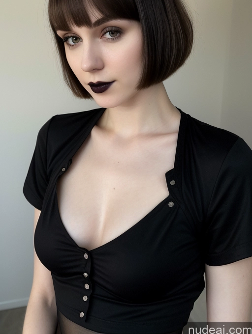 related ai porn images free for Small Tits Beautiful Skinny Fairer Skin 18 Russian Short Hair Brunette Goth Close-up View Shirt