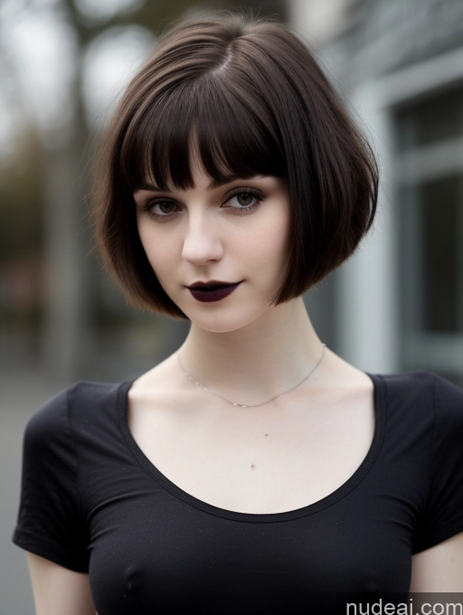 related ai porn images free for Small Tits Beautiful Skinny Fairer Skin 18 Russian Short Hair Brunette Goth Close-up View Shirt