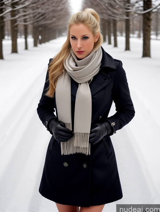 related ai porn images free for Woman One Big Ass Long Legs Fairer Skin Perfect Body 20s Serious Seductive Sexy Face Blonde Russian Alternative Boots Dark Lighting Close-up View Snow Trench Coat Scarf Gloves Ponytail