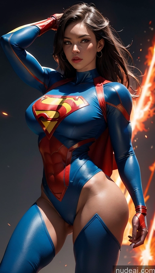 related ai porn images free for Several Superheroine Perfect Boobs Muscular Abs Perfect Body Science Fiction Style Mech Suit Superhero Powering Up