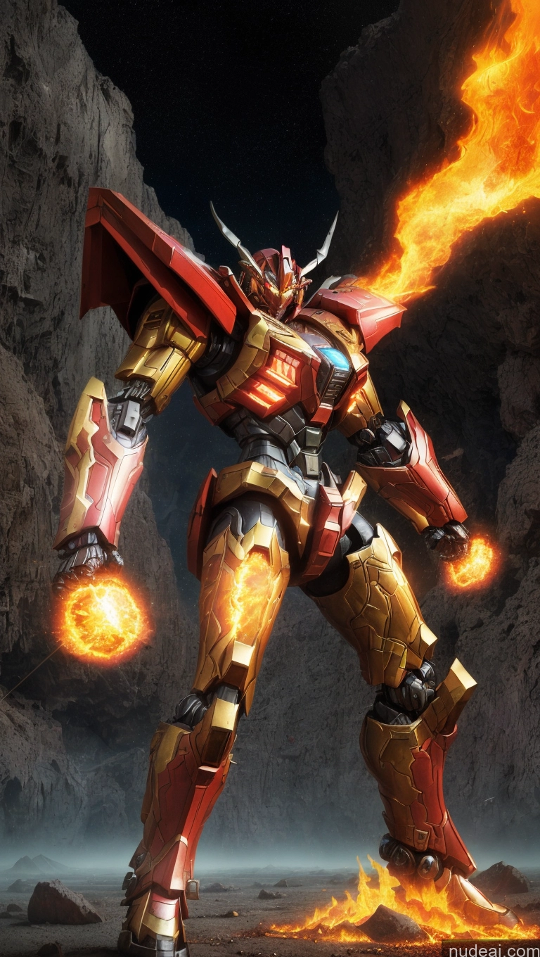 ai nude image of a close up of a robot with a fire burning in the air pics of Several Busty Muscular Abs Perfect Body Bright Lighting Surrealist Hell SuperMecha: A-Mecha Musume A素体机娘 Woman