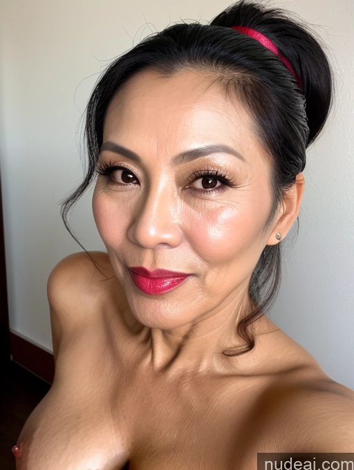 related ai porn images free for Beautiful Sexy Face Milf 50s Vietnamese Cumshot Ponytail Lipstick