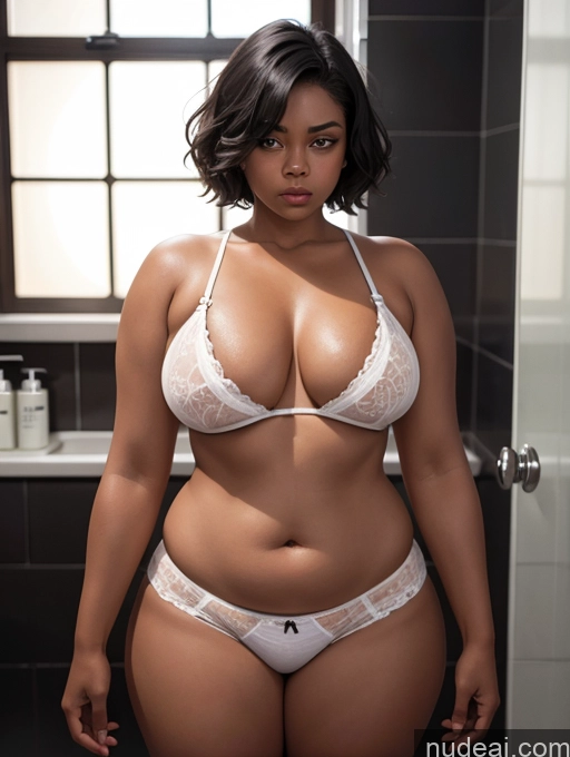 related ai porn images free for Abs Thick Chubby Fat Big Hips Underwear Bathroom 18 Sad Short Hair Black Hair Dark Skin