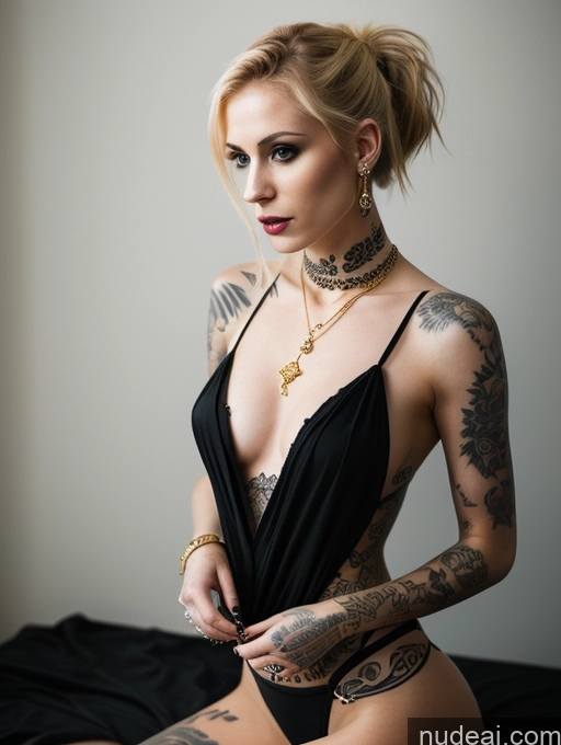 related ai porn images free for One Small Tits Tattoos Skinny Short Fairer Skin 20s Serious Blonde Ponytail British Hell Goth Jewelry Gold Jewelry