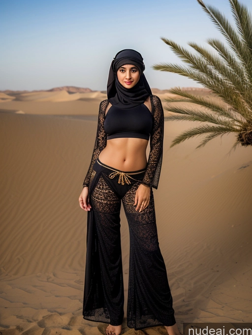 related ai porn images free for Woman One Perfect Boobs 18 Dark Fantasy Detailed Small Tits Medieval Cosplay Arabic Oasis Harem Pants Black Hair Niqab