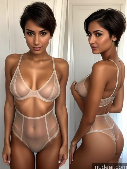 related ai porn images free for Seductive Front View Detailed Two Transparent Lingerie Jumpsuit Orgasm Brunette Skinny Small Tits Beautiful Tanned Skin 18 Arabic Athlete Short Hair