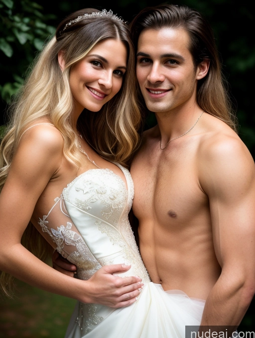 related ai porn images free for Small Tits Beautiful Skinny Long Hair Serious Blonde White Soft + Warm Front View Wedding Cleavage Dark Lighting Detailed Woman + Man Two Happy 40s