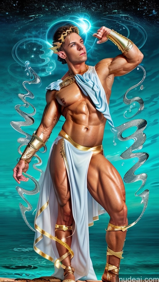 related ai porn images free for Several Bodybuilder Busty Muscular Abs Surrealist Powering Up Dynamic View Menstoga, White Robes, In White And Gold Costumem, Gold Headpiece, Gold Belt, Gold Chain Captain Marvel Deep Blue Eyes