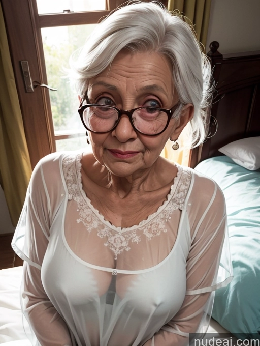 related ai porn images free for 80s Nightgown Transparent Simple Casual Close-up View Thick Bedroom Glasses