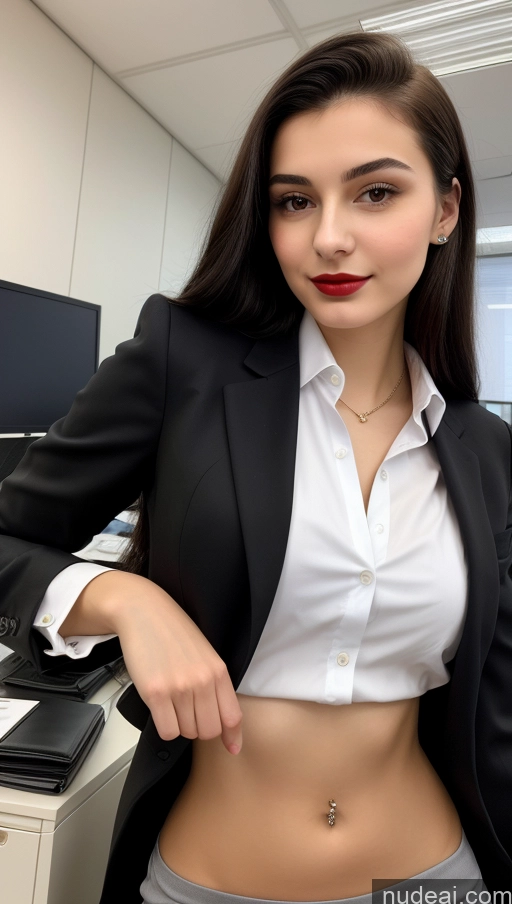 related ai porn images free for Small Tits Beautiful Skinny 18 Lipstick Black Hair Russian Close-up View Straight Suit Office Shirt Secretary