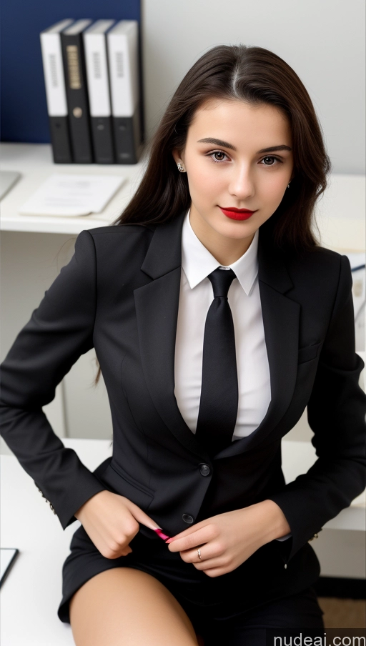 related ai porn images free for Small Tits Beautiful Skinny 18 Lipstick Black Hair Russian Close-up View Straight Suit Office Shirt Secretary