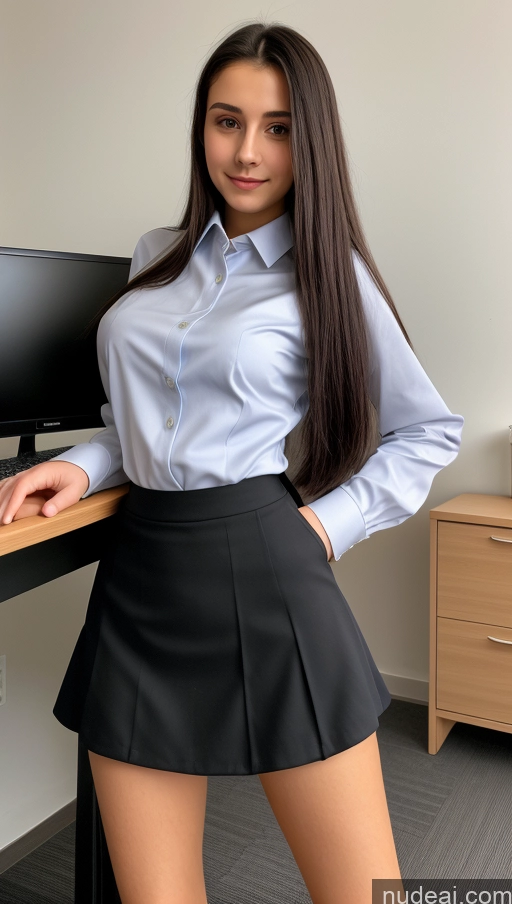 related ai porn images free for Small Tits Beautiful Skinny Small Ass 18 Black Hair Straight Russian Office Long Skirt Detailed Shirt Suit