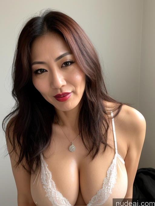 ai nude image of arafed asian woman with a very large breast posing for a picture pics of Milf Lipstick Big Ass Perfect Body 50s Serious Orgasm Ahegao Ginger Japanese Skin Detail (beta) Cumshot Nightgown Cleavage Transparent Jewelry Dark Lighting Detailed Skinny Beautiful Small Tits