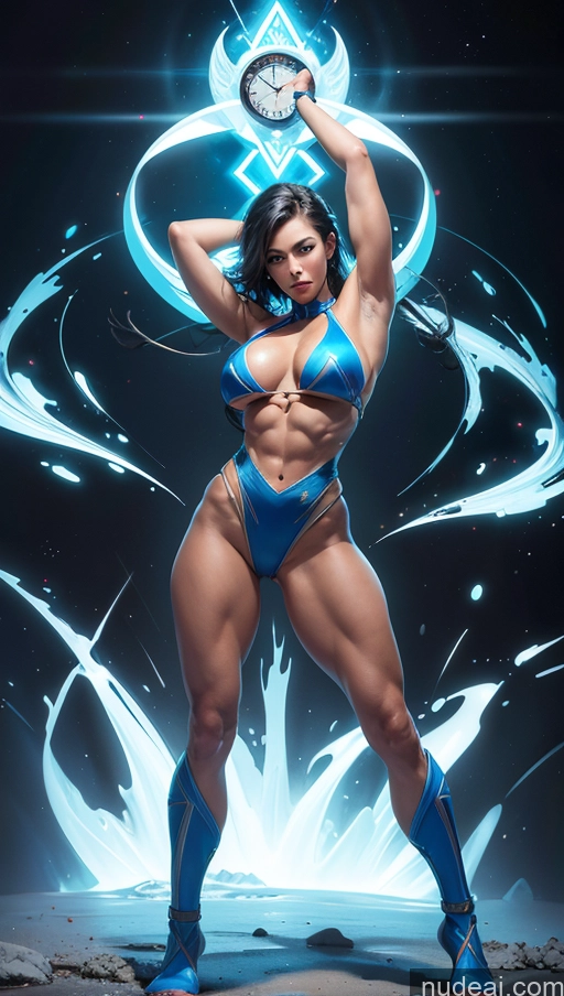 related ai porn images free for Bodybuilder Busty Muscular Abs Several Perfect Body Surrealist Superhero Israel Powering Up