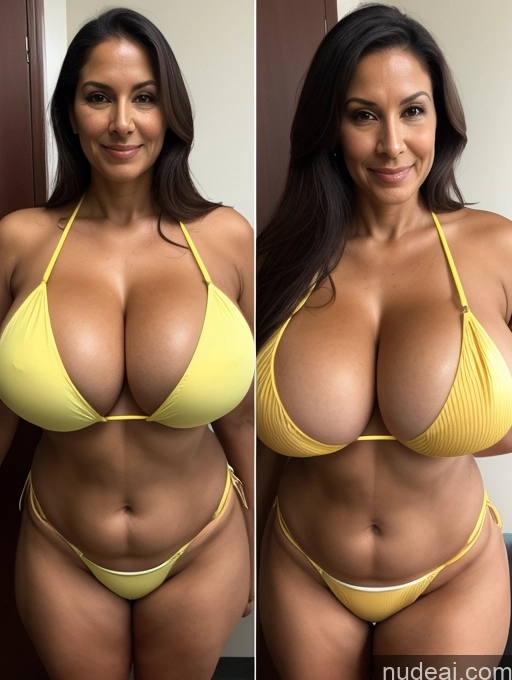 related ai porn images free for Milf One Busty Huge Boobs Tanned Skin 70s Brazilian Front View Lab Coat Microkini Professor Thong