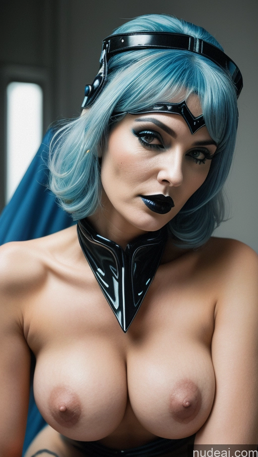 related ai porn images free for Milf Greek Spread Pussy Blue Hair Close-up View Perfect Boobs Fallout Nude Goth Futuristic