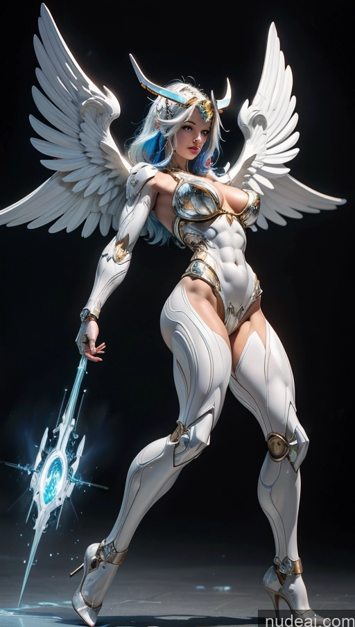 related ai porn images free for Bodybuilder Busty Several Muscular Abs Angel Viking Powering Up Surrealist Dynamic View SSS: A-Mecha Musume A素体机娘