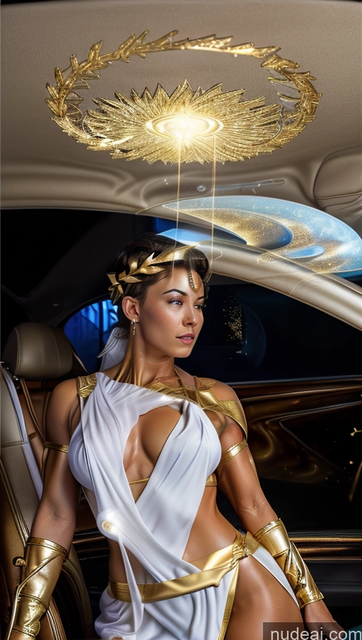 related ai porn images free for Woman Several Perfect Boobs Muscular Abs Car Dynamic View Powering Up Menstoga, White Robes, In White And Gold Costumem, Gold Headpiece, Gold Belt, Gold Chain Captain Marvel Surrealist