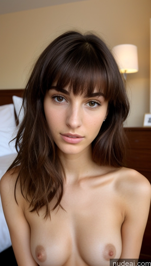 related ai porn images free for Model Small Tits Beautiful Skinny 18 Serious Brunette Bangs Jewish Bedroom Close-up View Nude Bright Lighting