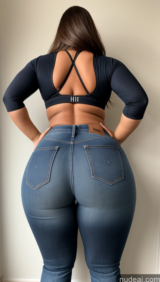 ai nude image of araffe butt lifter in jeans showing off her butt pics of Athlete Big Ass Big Hips Jeans