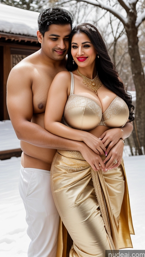 related ai porn images free for Woman + Man Busty Huge Boobs Beautiful Lipstick Big Ass Chubby Fairer Skin 50s Happy Seductive Sexy Face Black Hair Straight Indian Skin Detail (beta) Snow Front View Bra Sari Thong Wedding Traditional Gold Jewelry Bright Lighting