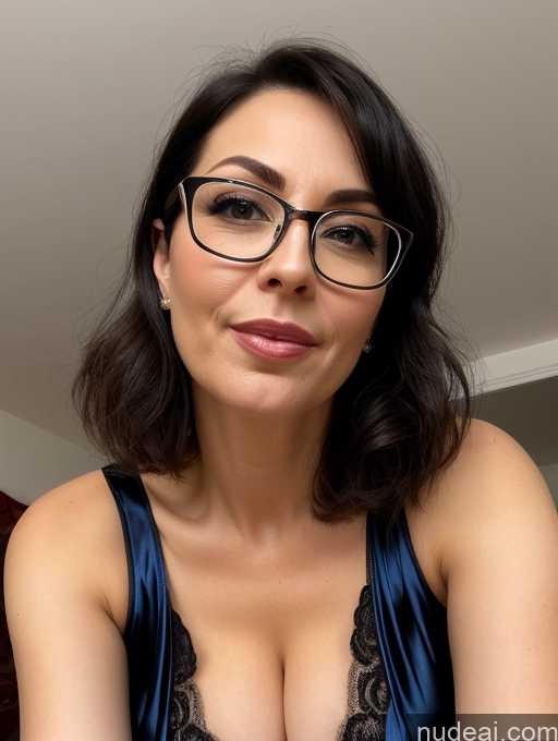 related ai porn images free for 50s Czech Black Hair Pixie Busty Bedroom Blouse Nightgown Satin Transparent Simple Close-up View Blowjob Sexy Face Glasses