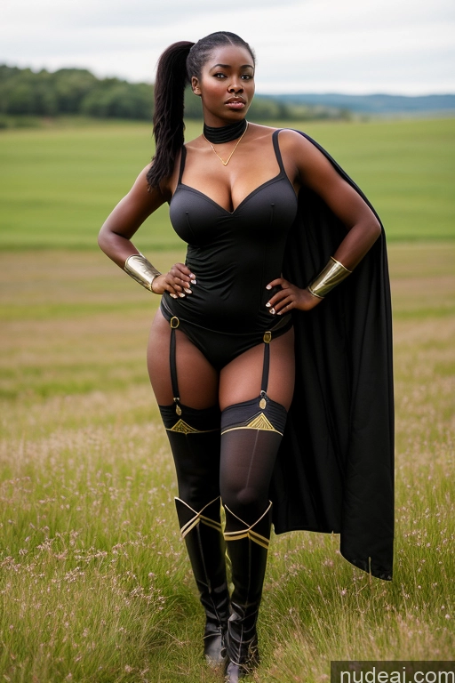 related ai porn images free for Perfect Boobs Perfect Body 18 Detailed Busty Ponytail Meadow African Superhero Traditional Stockings