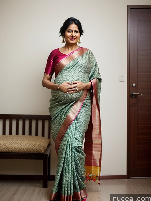 related ai porn images free for Woman One Pregnant 50s Indian Sari