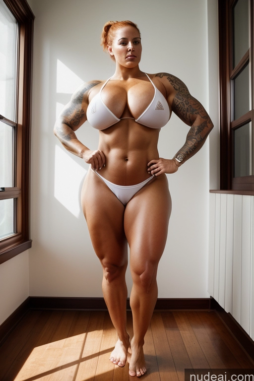 related ai porn images free for Bodybuilder Fat Huge Boobs Tattoos Muscular Big Ass Big Hips Oiled Body Fairer Skin 20s Ginger Ponytail Irish Bedroom