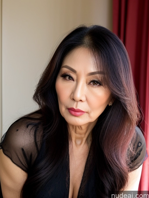 related ai porn images free for Milf Beautiful Asian Long Hair Stylish 60s Seductive Pouting Lips