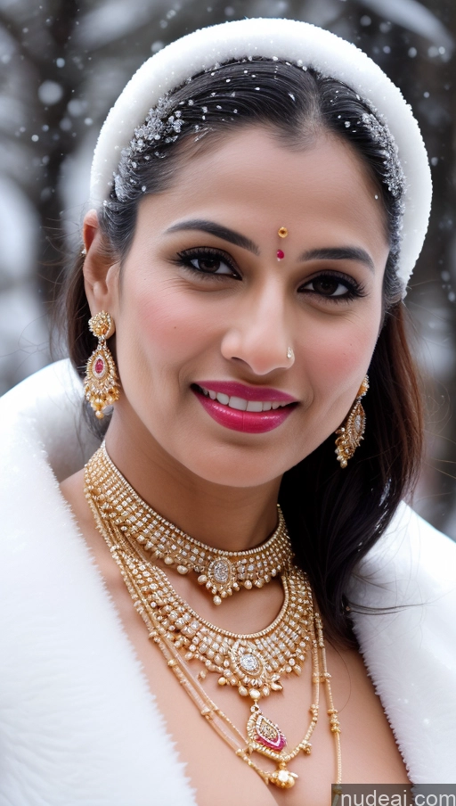 related ai porn images free for Woman Huge Boobs Beautiful Lipstick Fairer Skin 50s Happy Seductive Sexy Face Black Hair Straight Indian Skin Detail (beta) Gold Jewelry Jewelry Bright Lighting Snow Sari Wedding