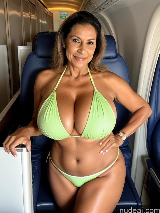 related ai porn images free for Milf One Busty Huge Boobs Tanned Skin 70s Front View Flight Attendant Microkini Thong Brazilian