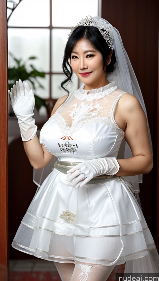 related ai porn images free for Milf Busty Big Ass Big Hips Pubic Hair Fairer Skin Black Hair Wedding Korean Sweet Style Dress V2 70s Gloves Transparent