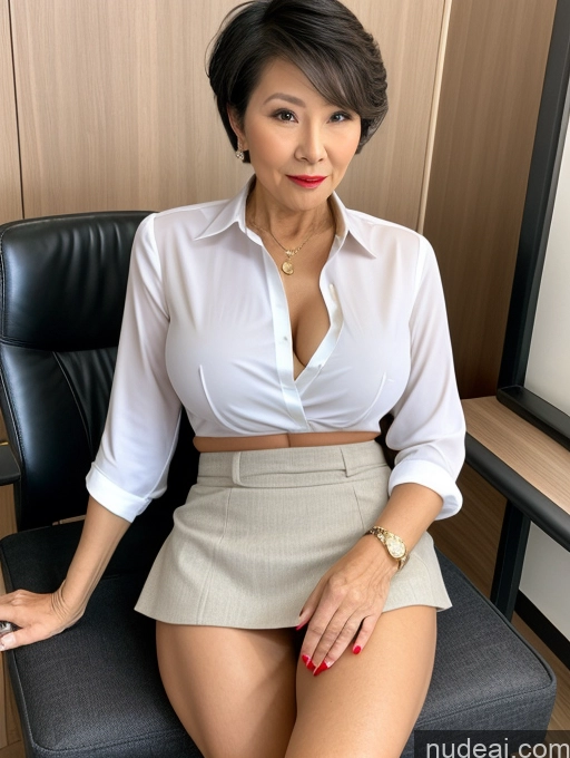 related ai porn images free for Milf Several Perfect Boobs Lipstick Pixie Vietnamese Office Spreading Legs Blouse Casual Mini Skirt Suit Partially Nude Dark Lighting 70s