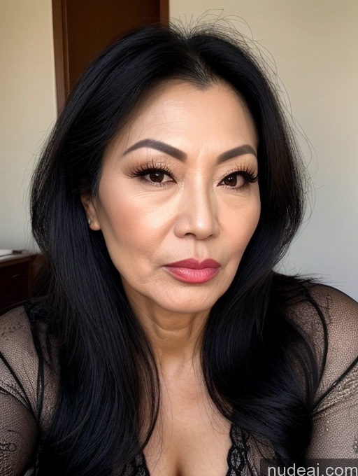 related ai porn images free for Beautiful Pouting Lips Sexy Face Asian Long Hair Black Hair 60s Milf Professor