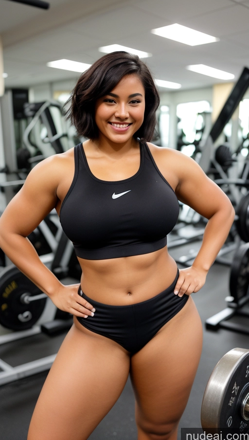 related ai porn images free for Woman One Busty Beautiful Big Ass Thick Tanned Skin 18 Happy Black Hair Gym Crop Top Spandex Short Hair Chubby Abs Fat Muscular Thong Pubic Hair