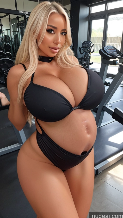 related ai porn images free for Bimbo Huge Boobs Perfect Boobs Perfect Body Long Hair 30s Seductive Front View Lingerie Microkini Pregnant Belly Inflation, Cuminflation, Overeating Gym Dark Skin Black