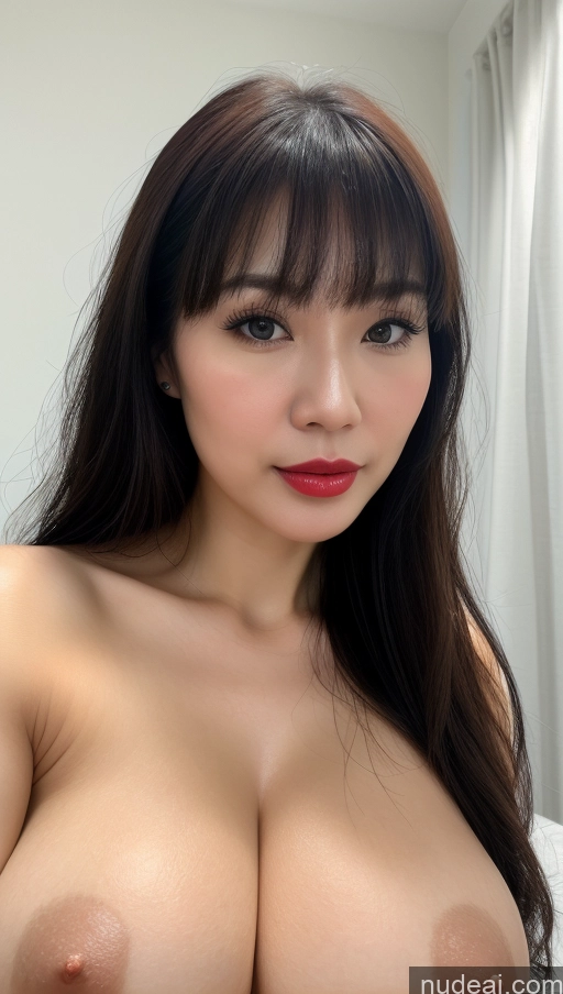 related ai porn images free for Woman One Beautiful 30s Black Hair Close-up View Detailed Simple Huge Boobs Lipstick Fairer Skin Bangs Vietnamese