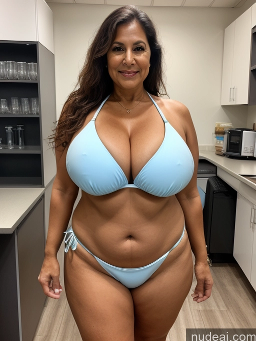 related ai porn images free for Milf One Busty Huge Boobs Tanned Skin Brazilian Front View Microkini Thong 70s Lab Coat Professor