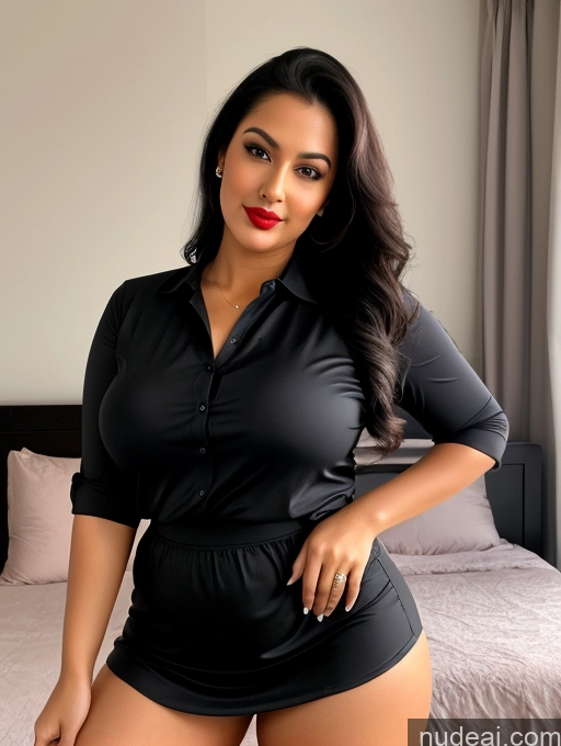 related ai porn images free for Woman One Perfect Boobs Beautiful Lipstick Big Ass Chubby Long Legs Perfect Body 30s Seductive Happy Pouting Lips Black Hair Ponytail Indian Bedroom Spreading Legs Front View Long Skirt Polo Shirt Dress