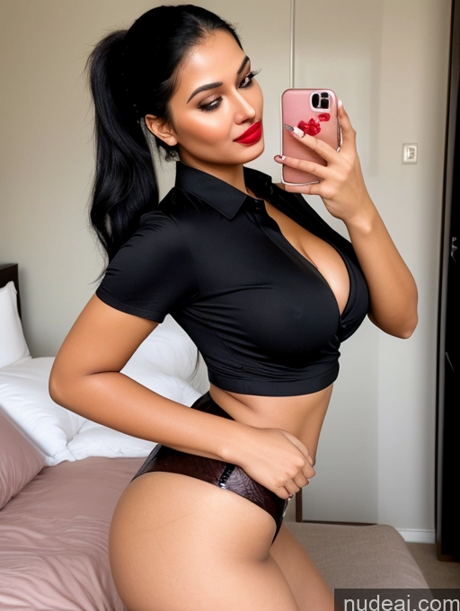 related ai porn images free for One Perfect Boobs Beautiful Lipstick Big Ass Chubby Long Legs Perfect Body 30s Seductive Happy Pouting Lips Black Hair Ponytail Indian Bedroom Front View Shirt Cleavage Jeans Model