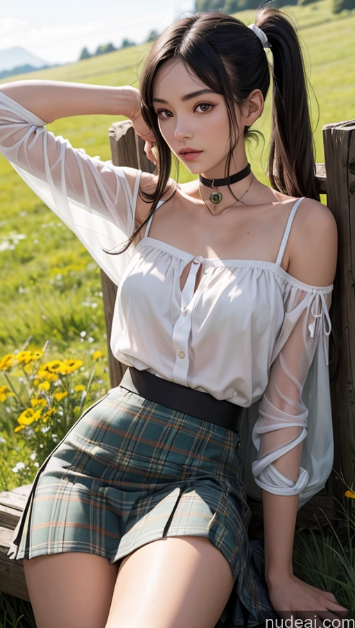 related ai porn images free for Lingerie Model One Small Tits Beautiful Small Ass Skinny Short Tall 18 Serious Pigtails Japanese Meadow Front View Blouse Kilt Mini Skirt Pantyhose Bright Lighting Transparent On Back Abs Choker