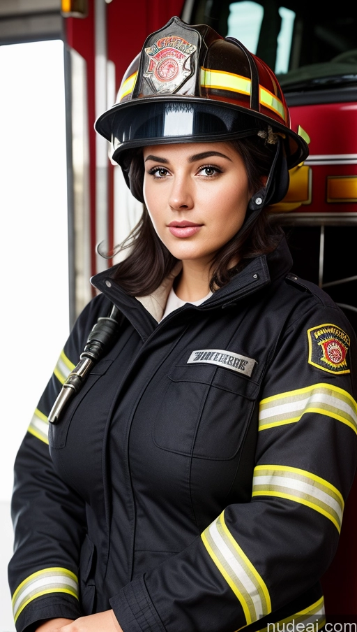 related ai porn images free for Busty Beautiful Big Ass Thick Perfect Body Seductive Detailed Messy Front View Black Hair 18 Firefighter