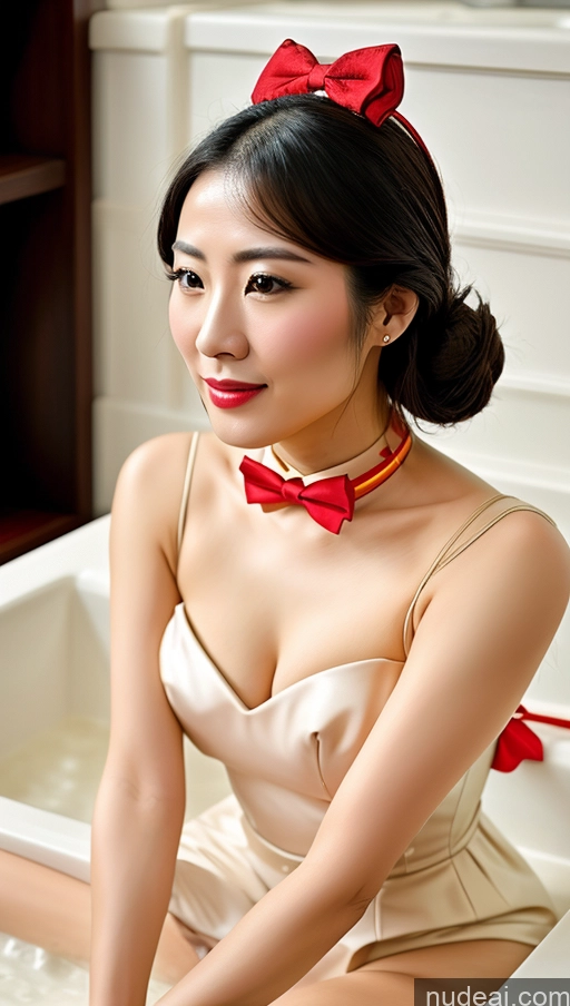 Cum Bathtub Mami Chinese Bow Tie